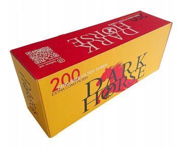 Сигаретные гильзы для табака Dark Horse Extra Long Filter 200 шт 612 фото